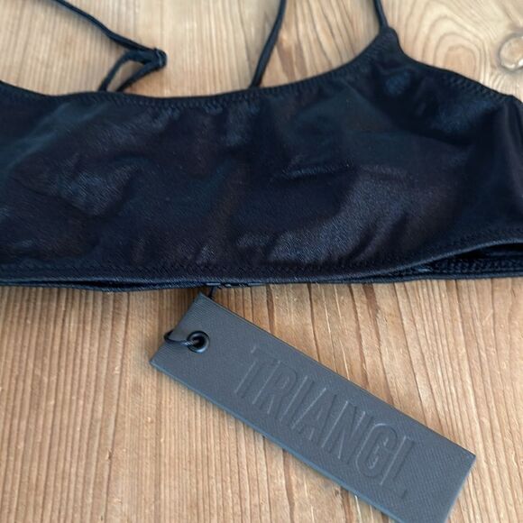 TRIANGL TOP ONLY MICA EBONY BLACK NO BAG NEW WITH TAGS - Picture 4 of 6
